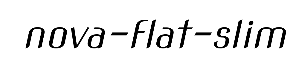 Nova Flat Slim