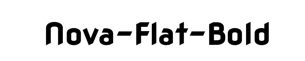 Nova-Flat-Bold