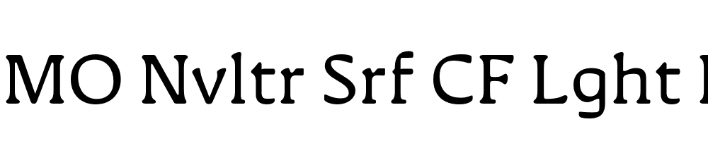 FSP DEMO Nvltr Srf CF Lght Regular