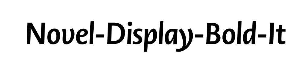 Novel-Display-Bold-It