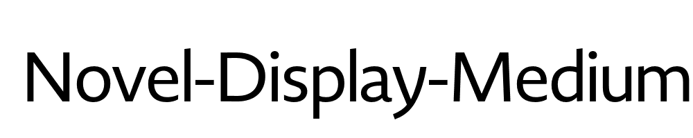 Novel-Display-Medium