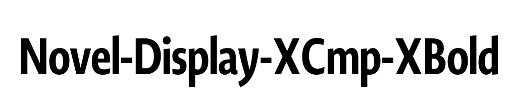 Novel-Display-XCmp-XBold