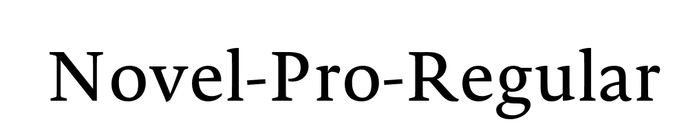 Novel-Pro-Regular