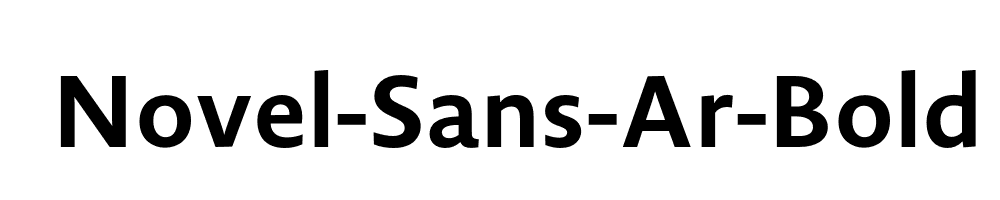 Novel-Sans-Ar-Bold