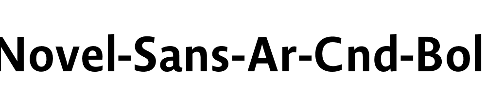 Novel-Sans-Ar-Cnd-Bold