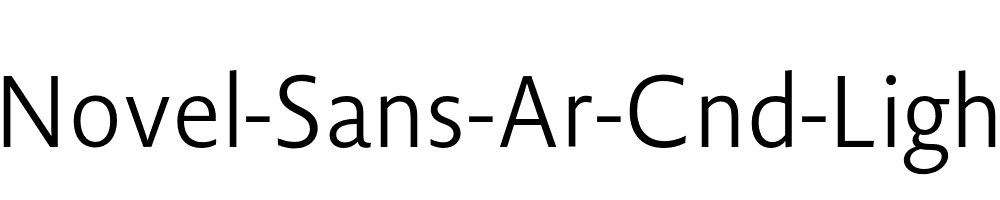 Novel-Sans-Ar-Cnd-Light