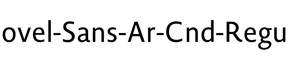 Novel-Sans-Ar-Cnd-Regular