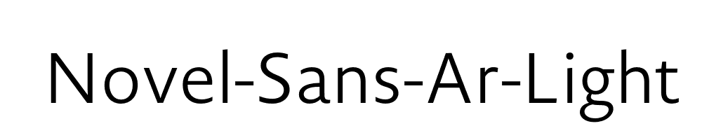 Novel-Sans-Ar-Light