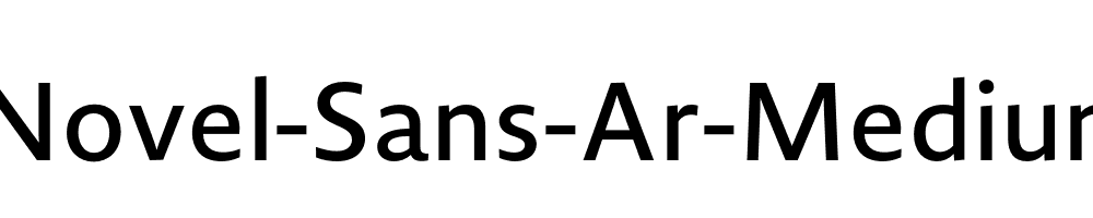 Novel-Sans-Ar-Medium