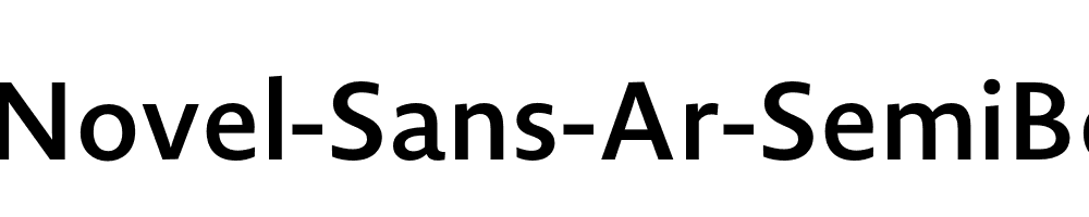 Novel-Sans-Ar-SemiBd