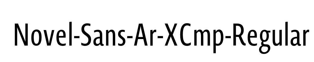 Novel-Sans-Ar-XCmp-Regular