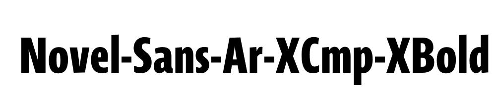 Novel-Sans-Ar-XCmp-XBold