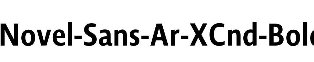 Novel-Sans-Ar-XCnd-Bold