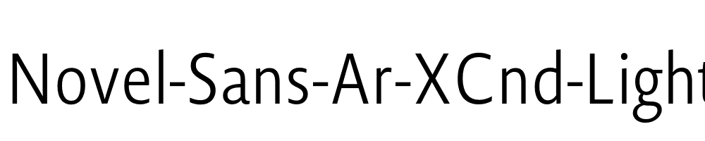 Novel-Sans-Ar-XCnd-Light