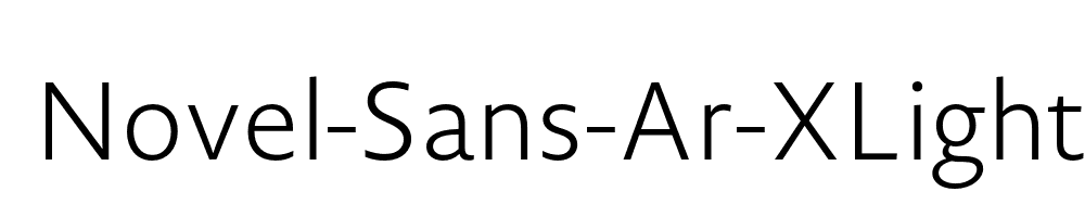 Novel-Sans-Ar-XLight