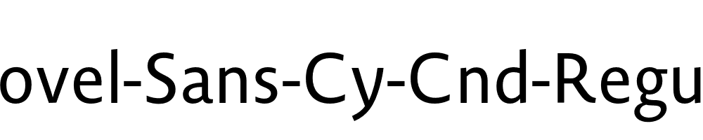 Novel-Sans-Cy-Cnd-Regular