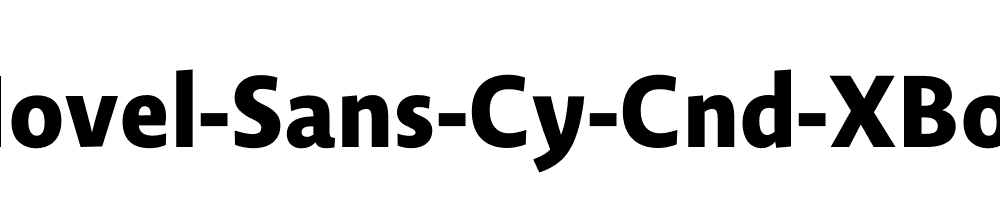 Novel-Sans-Cy-Cnd-XBold