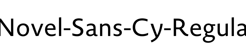 Novel-Sans-Cy-Regular