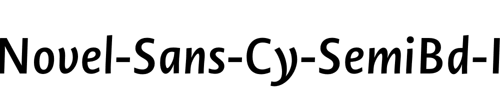 Novel-Sans-Cy-SemiBd-It