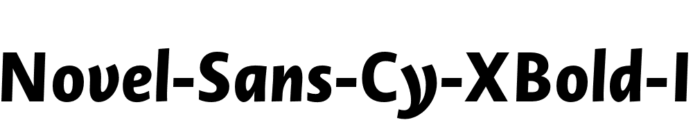 Novel-Sans-Cy-XBold-It