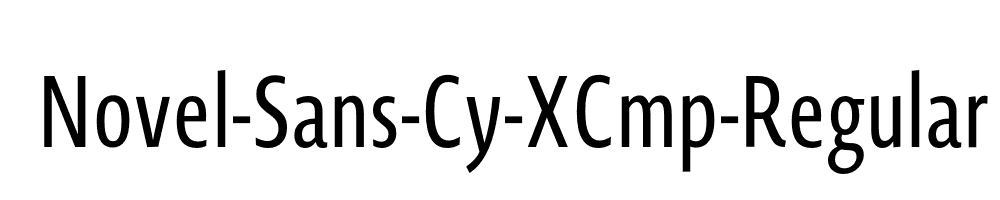 Novel-Sans-Cy-XCmp-Regular