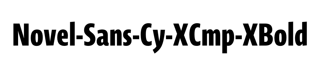 Novel-Sans-Cy-XCmp-XBold