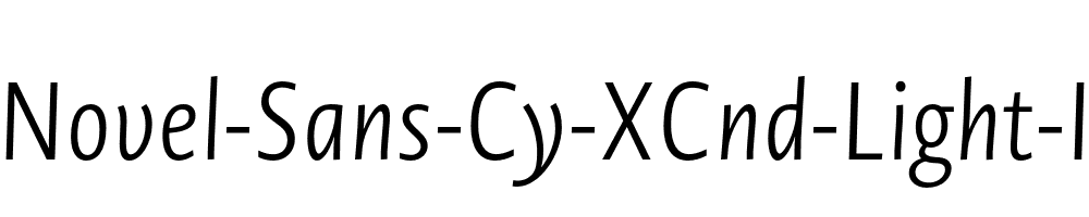 Novel-Sans-Cy-XCnd-Light-It