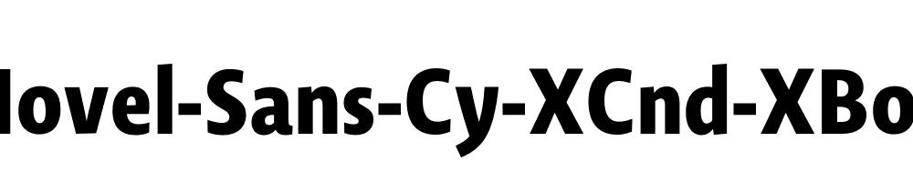 Novel-Sans-Cy-XCnd-XBold