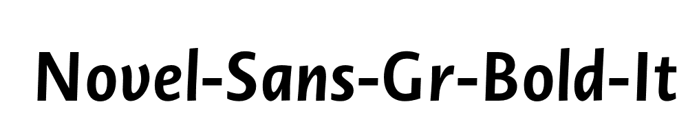 Novel-Sans-Gr-Bold-It