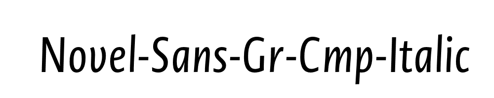 Novel-Sans-Gr-Cmp-Italic