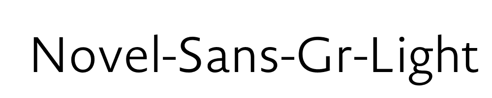 Novel-Sans-Gr-Light