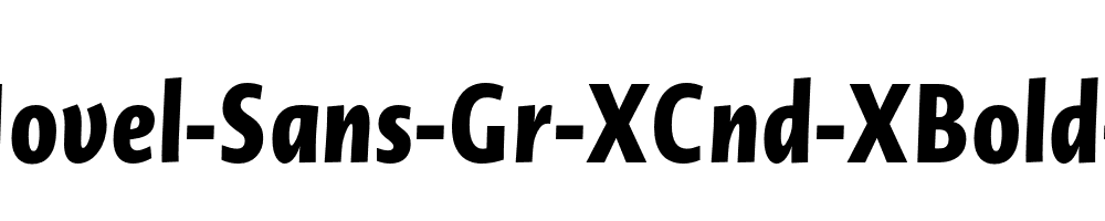 Novel-Sans-Gr-XCnd-XBold-It