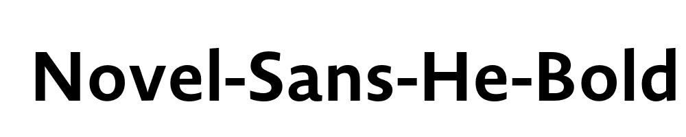 Novel-Sans-He-Bold