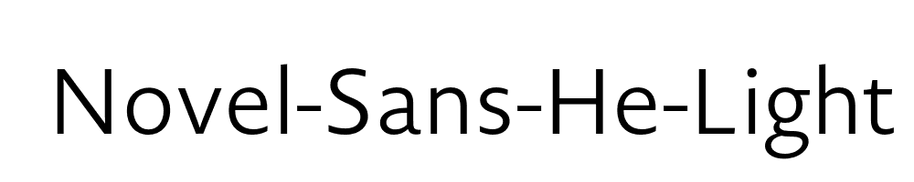 Novel-Sans-He-Light