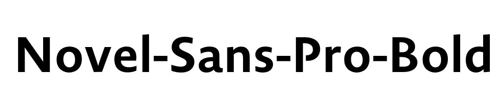 Novel-Sans-Pro-Bold