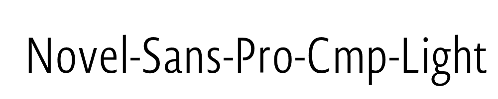 Novel-Sans-Pro-Cmp-Light