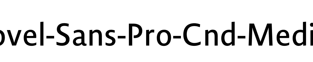 Novel-Sans-Pro-Cnd-Medium