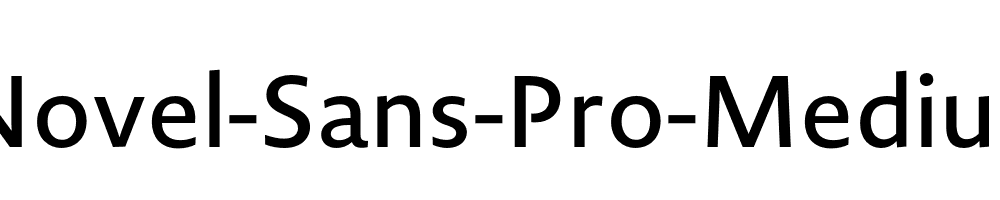 Novel-Sans-Pro-Medium