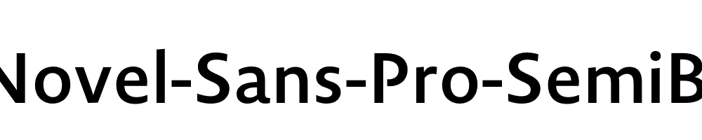 Novel-Sans-Pro-SemiBd