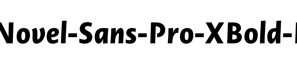 Novel-Sans-Pro-XBold-It