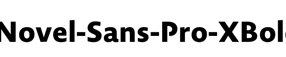 Novel-Sans-Pro-XBold