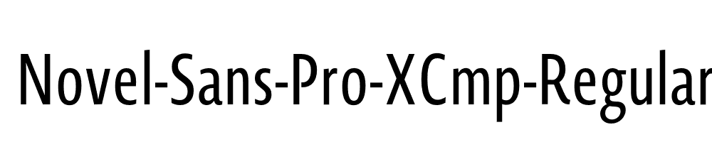 Novel-Sans-Pro-XCmp-Regular