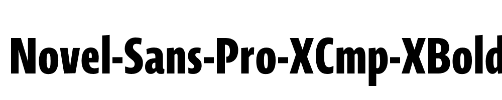 Novel-Sans-Pro-XCmp-XBold