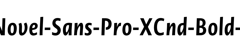 Novel-Sans-Pro-XCnd-Bold-It