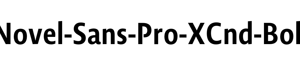 Novel-Sans-Pro-XCnd-Bold