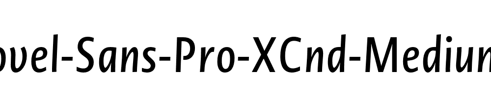 Novel-Sans-Pro-XCnd-Medium-It