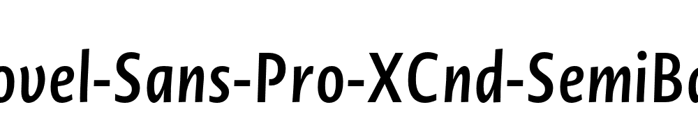 Novel-Sans-Pro-XCnd-SemiBd-It