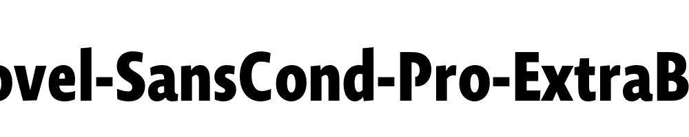 Novel-SansCond-Pro-ExtraBold