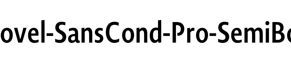 Novel-SansCond-Pro-SemiBold