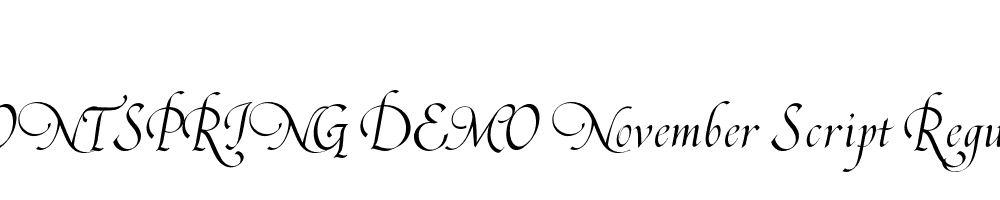  DEMO November Script Regular